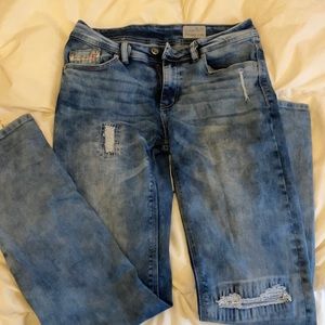 Diesel boys ripped jeans